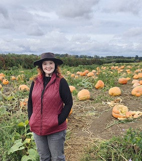 Photo of Shelby Towns in a Pumpkin Patch